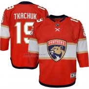 Camiseta Hockey Nino Florida Panthers Matthew Tkachuk Primera Premier Rojo