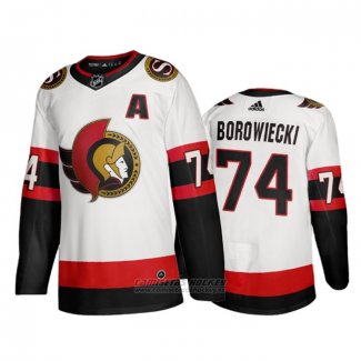 Camiseta Hockey Ottawa Senators Mark Borowiecki Segunda 2020-21 Blanco