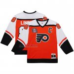 Camiseta Hockey Philadelphia Flyers Eric Lindros Mitchell & Ness 1996-97 Blue Line 20 Naranja