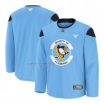 Camiseta Hockey Pittsburgh Penguins Primera Practice Azul