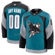 Camiseta Hockey San Jose Sharks Alterno Premium Personalizada Verde