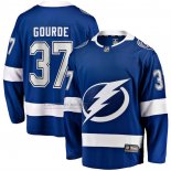 Camiseta Hockey Tampa Bay Lightning Yanni Gourde Primera Breakaway Azul