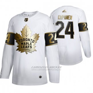 Camiseta Hockey Toronto Maple Leafs Kasperi Kapanen Golden Edition Limited Blanco