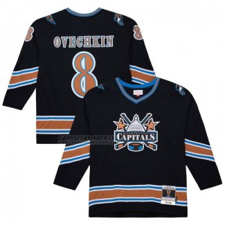 Camiseta Hockey Washington Capitals Alexander Ovechkin Special Edition 1 de 895 2005-06 Power Play Negro