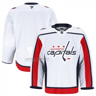 Camiseta Hockey Washington Capitals Segunda Autentico Pro Blanco