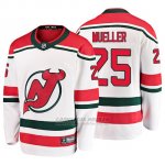 Camiseta New Jersey Devils Mirco Mueller Alternato Breakaway Blanco