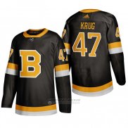 Camiseta Hockey Boston Bruins Torey Krug Alterno 2019-20 Negro