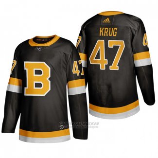 Camiseta Hockey Boston Bruins Torey Krug Alterno 2019-20 Negro