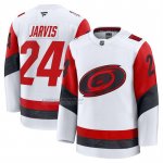 Camiseta Hockey Carolina Hurricanes Seth Jarvis Primera Premium Blanco