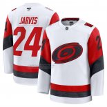 Camiseta Hockey Carolina Hurricanes Seth Jarvis Primera Premium Blanco