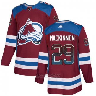 Camiseta Hockey Colorado Avalanche Nathan Mackinnon Drift Fashion Rojo
