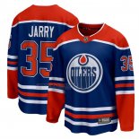 Camiseta Hockey Edmonton Oilers Tristan Jarry Primera Breakaway Azul