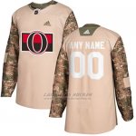 Camiseta Hockey Hombre Ottawa Senators Camo Autentico 2017 Veterans Day Stitched Personalizada