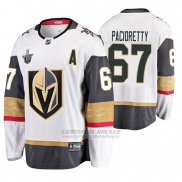 Camiseta Hockey Vegas Golden Knights Segunda Max Pacioretty Stanley Cup Playoffs Blanco