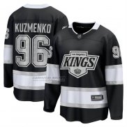 Camiseta Hockey Los Angeles Kings Andrei Kuzmenko Primera Breakaway Negro