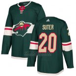 Camiseta Hockey Nino Minnesota Wild 20 Ryan Suter Verde Home Autentico Stitched