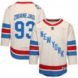 Camiseta Hockey Nino New York Rangers Mika Zibanejad 2026 Winter Classic Premier Crema