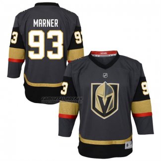 Camiseta Hockey Nino Vegas Golden Knights Mitch Marner Primera Replica Gris