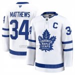 Camiseta Hockey Toronto Maple Leafs Auston Matthews Segunda Premium Blanco