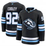 Camiseta Hockey Utah Mammoth Logan Cooley Primera Premium Negro