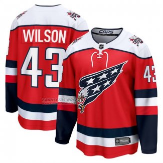 Camiseta Hockey Washington Capitals Tom Wilson Alterno Breakaway Rojo