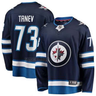 Camiseta Hockey Winnipeg Jets Brandon Tanev Primera Breakaway Marino