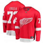 Camiseta Hockey Detroit Red Wings Justin Faulk Primera Breakaway Rojo