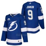 Camiseta Hockey Hombre Autentico Tampa Bay Lightning 9 Tyler Johnson Home 2018 Azul Camiseta Hockey Hombre Autentico Tampa Bay Lightning 9 Tyler Johnson Home 2018 Azul