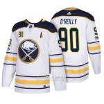 Camiseta Hockey Hombre Buffalo Sabres 90 Ryan O'reilly 2018 New Season Team Road Blanco