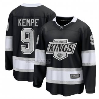 Camiseta Hockey Los Angeles Kings Adrian Kempe Primera Breakaway Negro