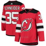 Camiseta Hockey New Jersey Devils Cory Schneider Primera Autentico Rojo Camiseta Hockey New Jersey Devils Cory Schneider Primera Autentico Rojo