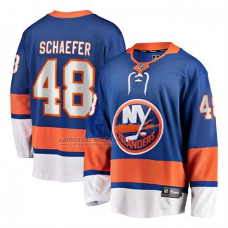 Camiseta Hockey New York Islanders Matthew Schaefer Primera Breakaway Azul