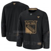 Camiseta Hockey New York Rangers 2024 Military Appreciation Negro