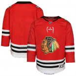 Camiseta Hockey Nino Chicago Blackhawks Centennial Primera Rojo