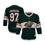 Camiseta Hockey Nino Minnesota Wild Kirill Kaprizov Primera Replica Verde