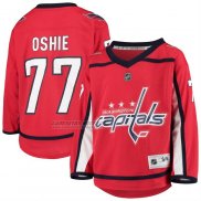 Camiseta Hockey Nino Washington Capitals TJ Oshie Primera Replica Rojo