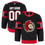 Camiseta Hockey Ottawa Senators Primera Pro Personalizada Negro