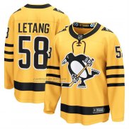 Camiseta Hockey Pittsburgh Penguins Kris Letang Alterno Breakaway Amarillo