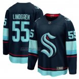Camiseta Hockey Seattle Kraken Ryan Lindgren Primera Breakaway Azul Oscuro