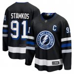 Camiseta Hockey Tampa Bay Lightning Steven Stamkos Alterno Premier Breakaway Negro Camiseta Hockey Tampa Bay Lightning Steven Stamkos Alterno Premier Breakaway Negro