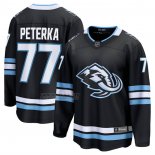 Camiseta Hockey Utah Mammoth JJ Peterka Primera Breakaway Negro