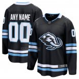 Camiseta Hockey Utah Mammoth Primera Breakaway Personalizada Negro